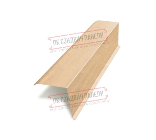 Планка торцевая 95х120х2000 ECOSTEEL-Клен-0.5