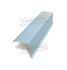Планка торцевая 95х120х2000 ПРМ-Met.Blue-0.5