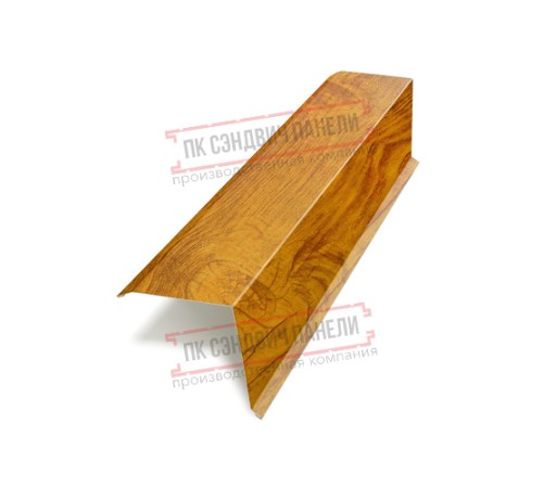 Планка торцевая 95х120х2000 ECOSTEEL_T-ЗолотойДуб-0.5 Планка торцевая 95х120х2000 ECOSTEEL_T-ЗолотойДуб-0.5