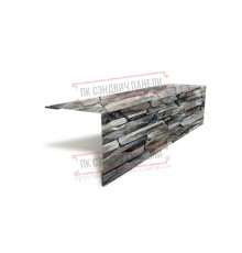 Планка угла наружного 115х115х2000 ECOSTEEL-БелыйКамень-0.5