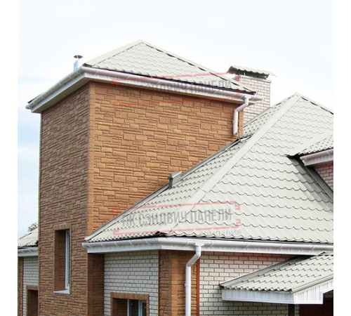 Планка угла внутреннего 115х115х2000 ПЭ-9002-0.45