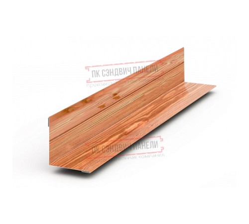 Планка угла внутреннего 115х115х2000 ECOSTEEL_T-Кедр-0.5 Планка угла внутреннего 115х115х2000 ECOSTEEL_T-Кедр-0.5