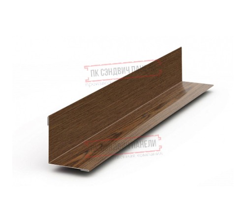 Планка угла внутреннего 115х115х2000 ECOSTEEL-МореныйДуб-0.5 Планка угла внутреннего 115х115х2000 ECOSTEEL-МореныйДуб-0.5