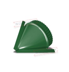 Заглушка конька круглого конусная ПЛ-6002-0.5