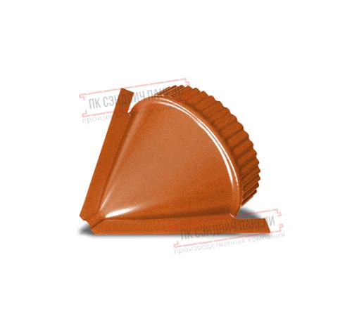 Заглушка конька круглого конусная AGNETA-CopperCopper-0.5 Заглушка конька круглого конусная AGNETA-CopperCopper-0.5