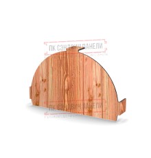 Заглушка конька круглого простая ECOSTEEL_T-Кедр-0.5