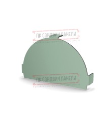 Заглушка конька круглого простая PURMAN-Tourmalin-0.5
