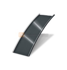Продольно гнутый фальц гладкий 0,5 RAL 7016 Atlas