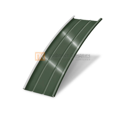Продольно гнутый фальц профилированный 0,5 RAL 6020 Полиэстер