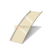 Продольно гнутый фальц гладкий 0,5 RAL 1015 Satin