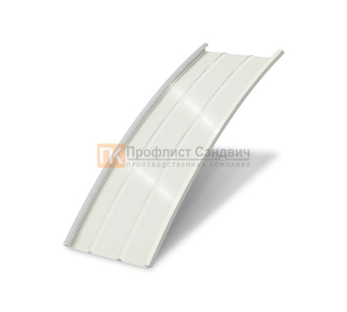 Продольно гнутый фальц профилированный 0,5 RAL 9003 Satin