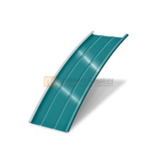 Продольно гнутый фальц профилированный 0,5 RAL 5021 Полиэстер