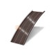 Продольно гнутый фальц профилированный 0,5 RAL 8017 Velur20