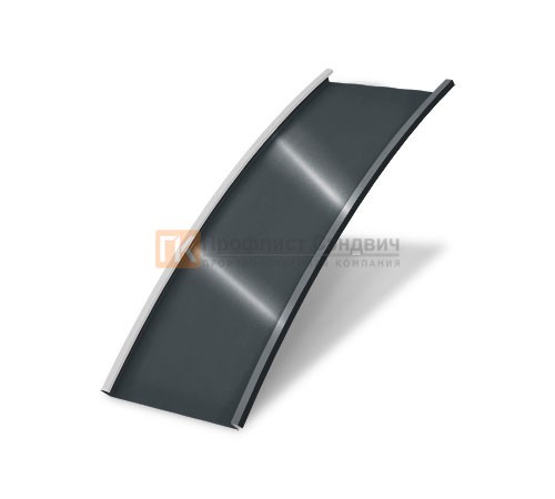 Продольно гнутый фальц гладкий 0,5 RAL 7016 Satin