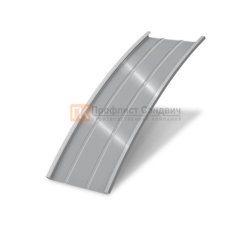 Продольно гнутый фальц профилированный 0,5 RAL 7004 Satin