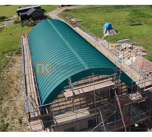 Продольно гнутый фальц профилированный 0,45 RAL 5021 Полиэстер