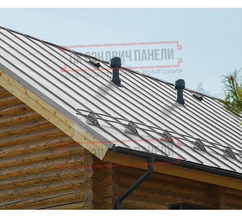 Фальц двойной стоячий Line 0,45 Полиэстер RAL9006 бело-алюминиевый с пленкой на замках Фальц двойной стоячий Line 0,45 Полиэстер RAL9006 бело-алюминиевый с пленкой на замках