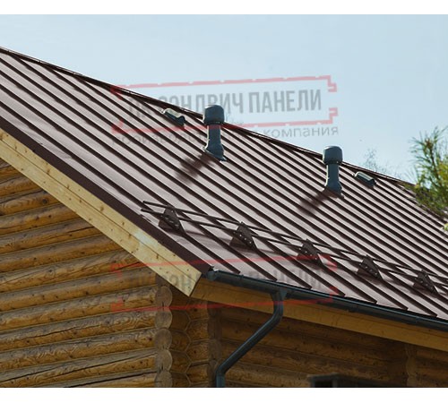 Фальц двойной стоячий Line 0,5 Quarzit lite RAL8017 шоколад с пленкой на замках Фальц двойной стоячий Line 0,5 Quarzit lite RAL8017 шоколад с пленкой на замках