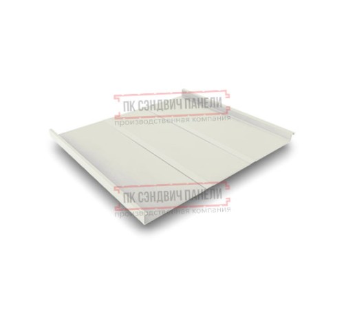 Фальц двойной стоячий Line 0,5 Satin RAL9003 сигнальный белый с пленкой на замках