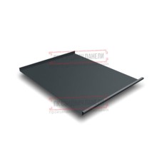Фальц двойной стоячий 0,5 GreenCoat Pural BT,matt RR23 темно-серый