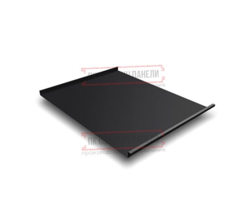 Фальц двойной стоячий 0,5 PurPro Matt 275 RAL9005 черный с пленкой на замках
