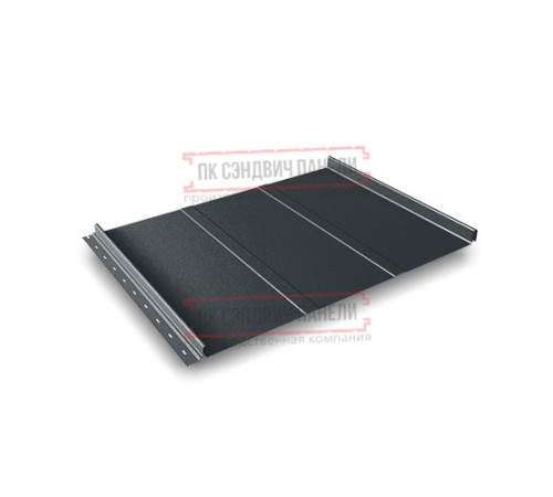 Кликфальц Line 0,5 GreenCoat PuRALBT RR23 темно-серый с пленкой на замках Кликфальц Line 0,5 GreenCoat PuRALBT RR23 темно-серый с пленкой на замках