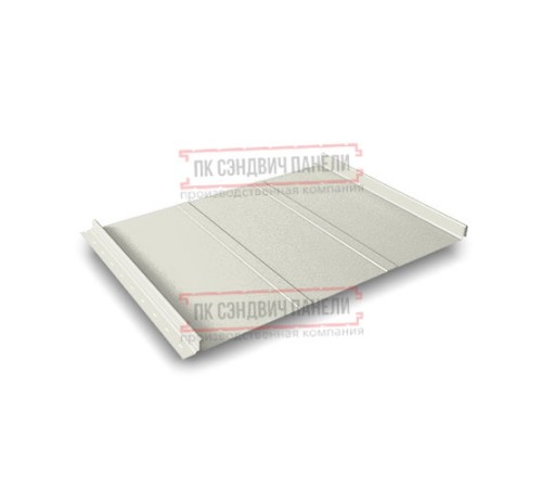 Кликфальц Line 0,5 Satin RAL9003 сигнальный белый с пленкой на замках