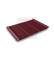 Кликфальц Line 0,45 Drap RAL3005 красное вино с пленкой на замках