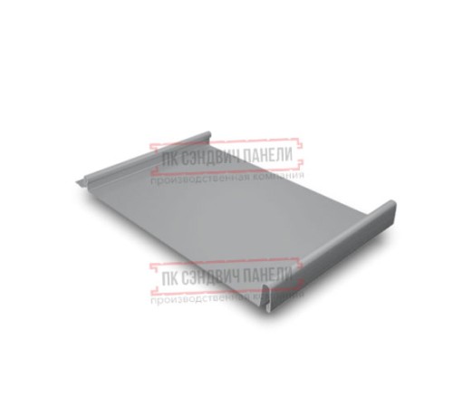 Кликфальц 0,45 Drap RAL7004 сигнальный серый с пленкой на замках Кликфальц 0,45 Drap RAL7004 сигнальный серый с пленкой на замках