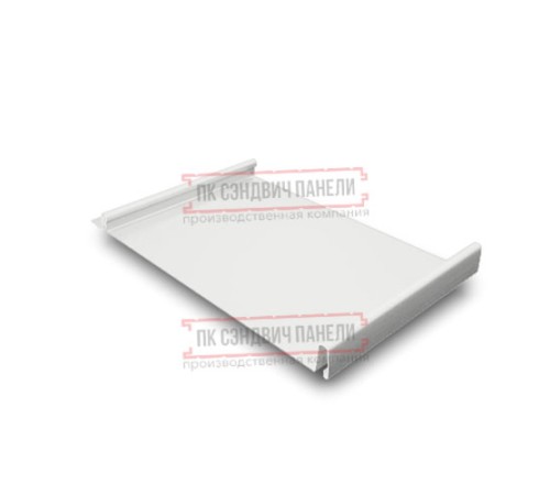 Кликфальц 0,45 Drap RAL9003 сигнальный белый с пленкой на замках Кликфальц 0,45 Drap RAL9003 сигнальный белый с пленкой на замках