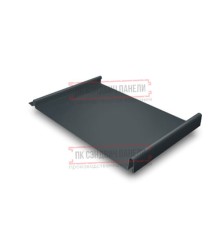 Кликфальц GL 0,5 Rooftop Matte RAL7016 антрацитово-серый с пленкой