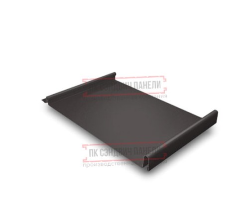 Кликфальц GL 0,5 GreenCoat Pural BT, matt RR32 темно-коричневый (RAL8019 серо-коричневый) с пленкой на замках Кликфальц GL 0,5 GreenCoat Pural BT, matt RR32 темно-коричневый (RAL8019 серо-коричневый) с пленкой на замках