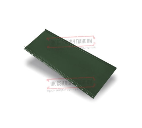 Кликфальц mini 0,5 GreenCoat PuRALBT RR11 темно-зеленый (RAL6020 хромовая зелень) с пленкой на замках
