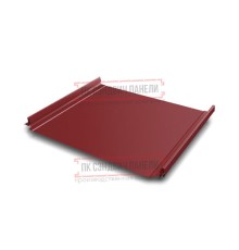 Кликфальц Pro 0,5 Velur RAL3011 коричнево-красный с пленкой на замках