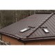 Кликфальц Pro 0,5 Rooftop Matte RAL8017 шоколад с пленкой на замках