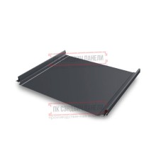 Кликфальц Pro 0,5 Velur RAL7024 мокрый асфальт с пленкой на замках