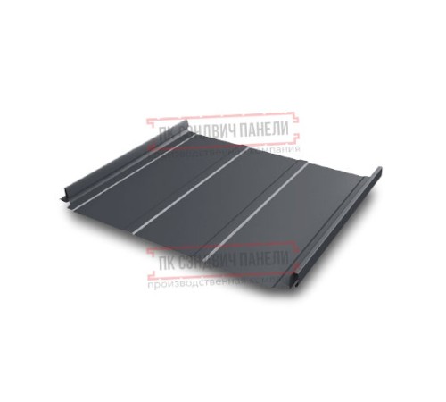 Кликфальц Pro Line 0,5 Quarzit PRO Matt RAL7024 мокрый асфальт Кликфальц Pro Line 0,5 Quarzit PRO Matt RAL7024 мокрый асфальт