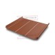 Кликфальц Pro Line 0,5 Satin RAL8004 терракота с пленкой на замках