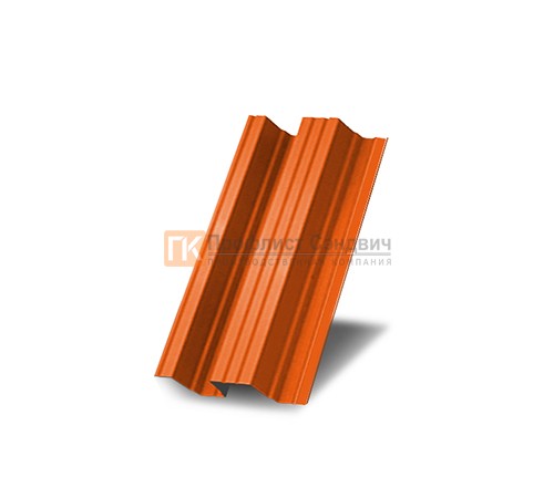 Профнастил Н114 окрашенный с нестандартной шириной 0,4 м толщина 0,45