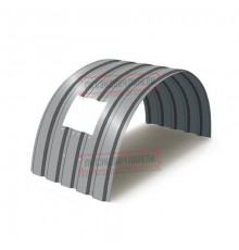 Продольно гнутый профнастил для укрытий конвейеров МП35ПГ-1076, 0,9, в полимерном покрытии