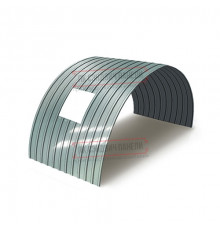 Продольно гнутый профнастил для укрытий конвейеров С10ПГ-1160, 0,7, нержавеющий