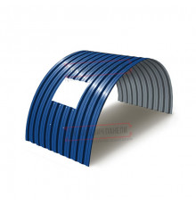 Продольно гнутый профнастил для укрытий конвейеров С21ПГ-1051, 0,7, в полимерном покрытии