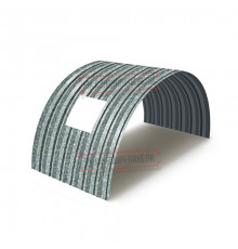 Продольно гнутый профнастил для укрытий конвейеров С15ПГ-1190, 1,0, оцинкованный