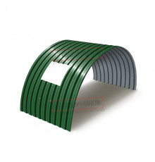 Продольно гнутый профнастил для укрытий конвейеров С21ПГ-1051, 0,8, в полимерном покрытии