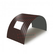 Продольно гнутый профнастил для укрытий конвейеров С8ПГ-1200, 1,0, в полимерном покрытии