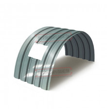 Продольно гнутый профнастил для укрытий конвейеров МП35ПГ-1076, 0,7, нержавеющий