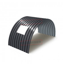 Продольно гнутый профнастил для укрытий конвейеров С21ПГ-1051, 0,9, в полимерном покрытии