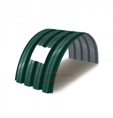 Продольно гнутый профнастил для укрытий конвейеров Н57ПГ-960, 0,8, в полимерном покрытии