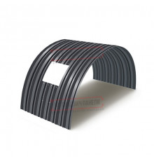 Продольно гнутый профнастил для укрытий конвейеров С15ПГ-1190, 1,0, в полимерном покрытии