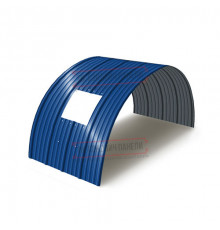 Продольно гнутый профнастил для укрытий конвейеров НС18ПГ-1170, 0,7, в полимерном покрытии